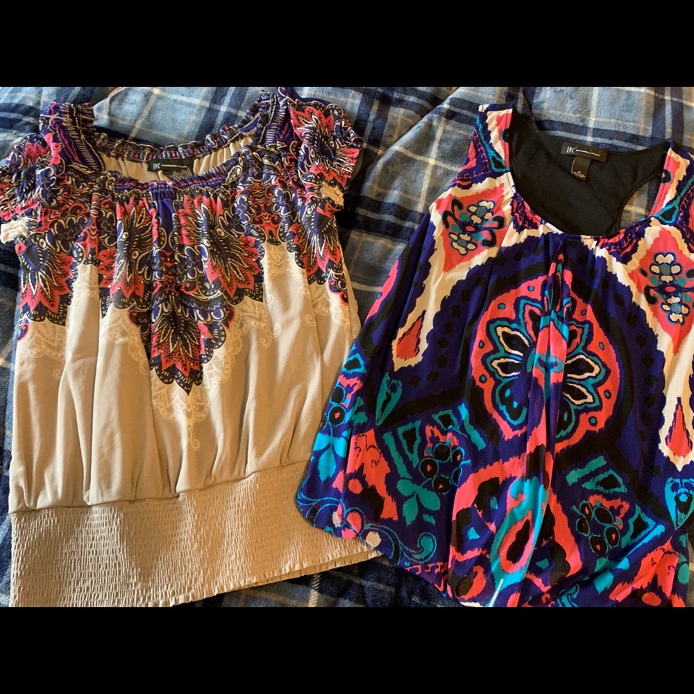 INC Tank top blouses sz medium